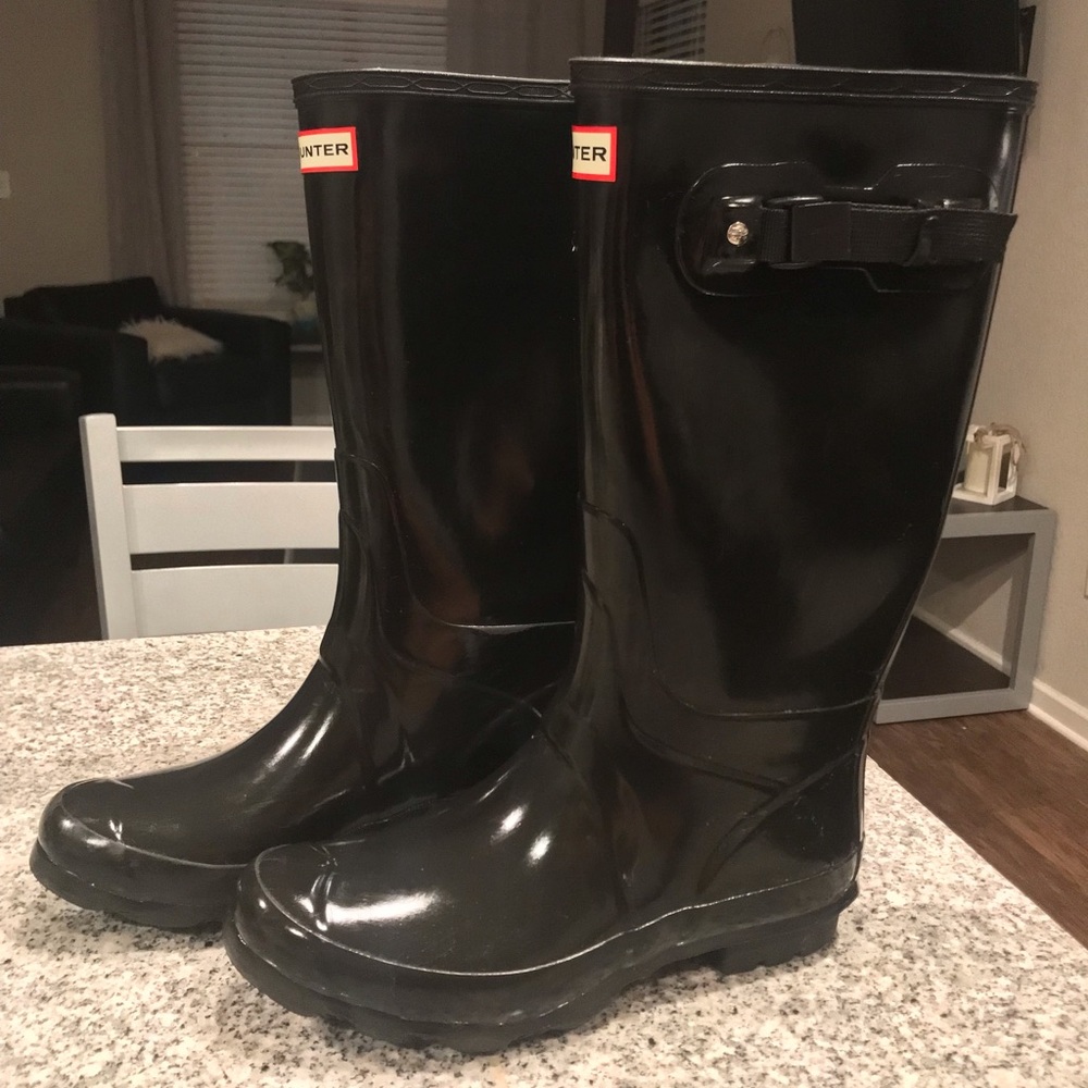 Hunters Women’s Tall Gloss Rainboots